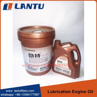 China O óleo de motor diesel sintético completo Ck-4 do óleo de motor da lubrificação do caminhão de Lantu Sae 10w-40 mantém o motor limpo à venda