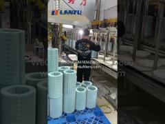 LANTU Truck Air filter cap making line workshop