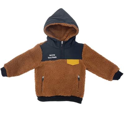 China Anti-wrinkle baby boy winter jackets lambs wool coats kids jackets warm berber fleece kids outerwear boys lose coats baby overcoat for sale