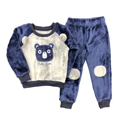 China Winter Baby Casual Clothes Sets 100% Cotton Baby Warm Pajamas Clothes Baby Pajama Sets Clothes Clothing for sale