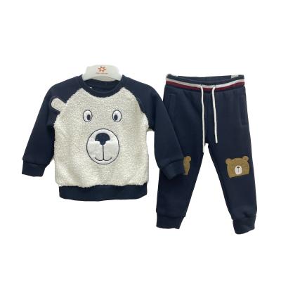 China Boy's Casual Soft Cloth Pattern Cartoon Children's Clothing Set Quality Home Wear for sale