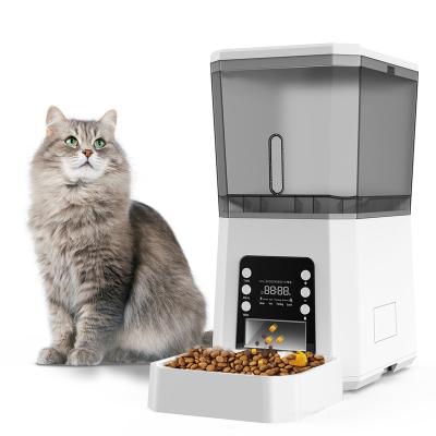 China 2023 New Design Smart Automatic Pet Food Dispenser Automatic Feeder With Electric Pet Feeder Automatic Pet Feeder Food Dispenser for sale