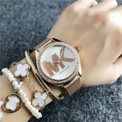 China Not specified 2020 new custom logo rose gold diamond mesh simple watches women top mujer wristwatch brand welcome to consult for sale