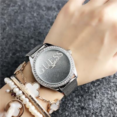 China Non-specific new trend product custom branded watch diamond women watches men wrist business mesh wrist watch luxury welcome to consult for sale