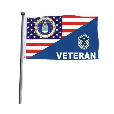 China DROP SHIPPING AMERICA AIR FORCE VETERAN FLAG 3*5FT FLYING BANNER for sale