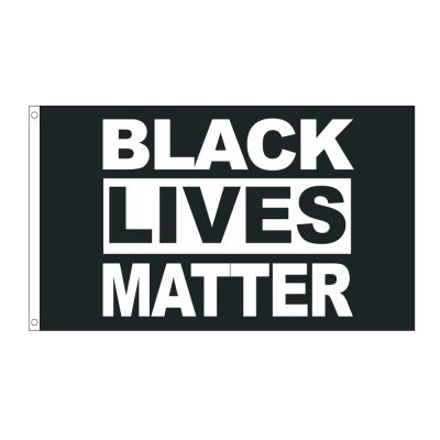 China FLY Wholesale 100% Polyester 3x5 ft American Black Lives Matter Stock Panther Flag for sale