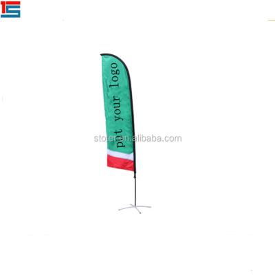 China Outdoor Advertising Polyester FLYING Beach Flag for sale