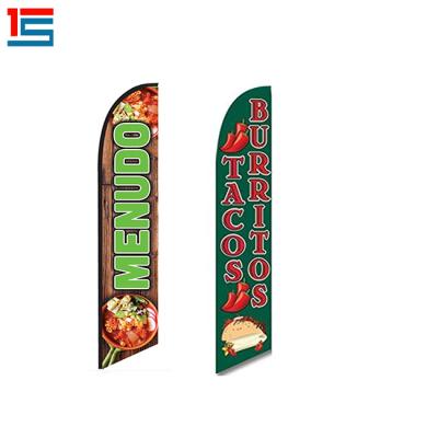 China FLY Advertising Feather Flag Banner Swooper Feather Banner for sale