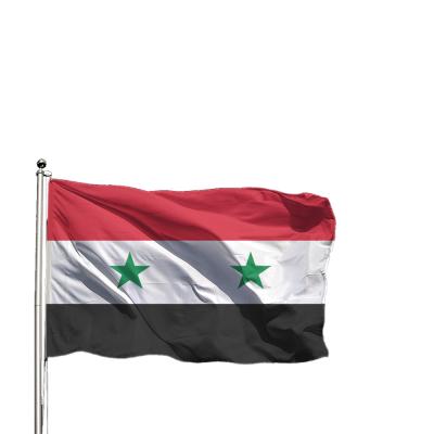 China 3x5ft Cheap Stock Syria FLYING National Flag for sale