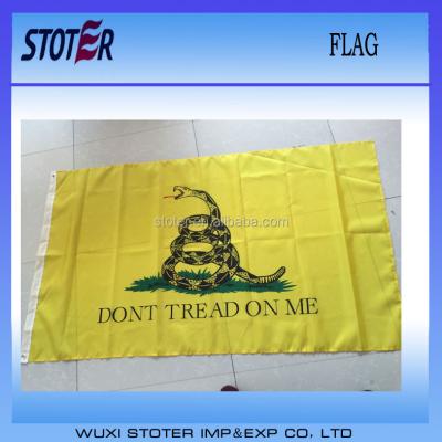 China FLY don't tread on me promotional advertising flag for sale