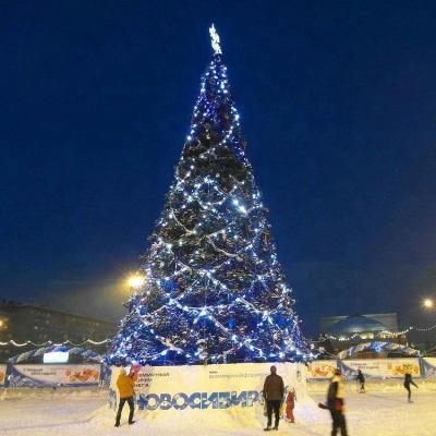 China Plaza Factory Christmas Tree 20Ft Custom Giant Outdoor Artificial Christmas Tree New Year for sale