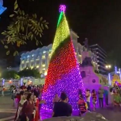 China Static or Outdoor Commercial Pixel Led Christmas Tree Instant or Color Changing Xmas Tree LED Christmas Tree Extra Large Pixel Led Christmas Tree for sale