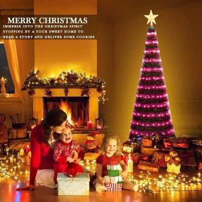 China Chirstmas Decor Christmas Tree 2021 New 4ft, 5ft, 6ft With Remote Control Multicolor Artificial Christmas Tree for sale