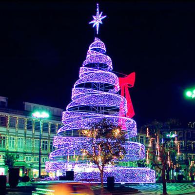 China China Manufacturer Holiday Living Large Indoor And Outdoor Spiral Cone LED Christmas Tree for sale