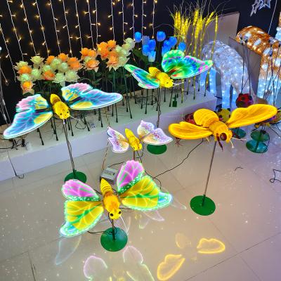 China 2022 New LED Commercial Use Outdoor Waterproof Butterfly Pattern Light Christmas Pattern Light For Garden Park for sale