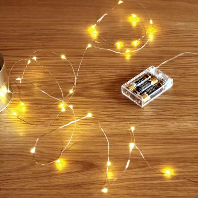 China Indoor and Outdoor Warm White Battery Electric Fairy Lights Mini Christmas Lights Indoor Outdoor Christmas Home Light for sale