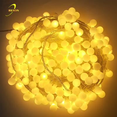 China Connectable Warm White Waterproof Christmas Tree LED Globe Ball String Light for sale