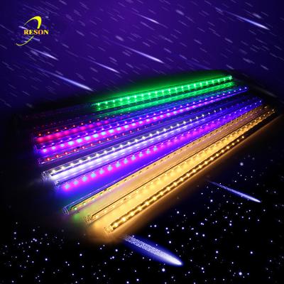 China Easy To Install Outdoor Solar Led Factory Outlets RGB Meteor Shower Light for sale