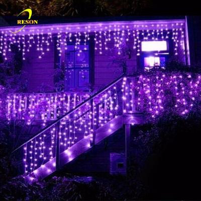 China Normal Bright Or Flashing Window Curtain Icicle Lights String Fairy Lights For Wedding Party Garden Decorations for sale