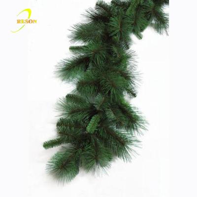 China Indoor And Outdoor Garden Decoration PVC Lit Christmas Wreath for sale