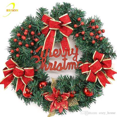 China Christmas Factory Wholesale Outdoor Giant Christmas Wreath Decorations for sale