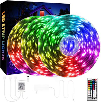 China Holiday Decoration Factory Direct Wholesale Can Cut RGB Strip Light Outdoor RGB Strip Light for sale