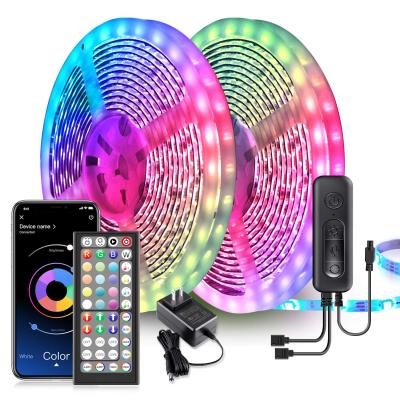 China LED Light Strips Bluetooth Wifi Controller Residential Home Decoration LED Strip Light For Ceiling for sale