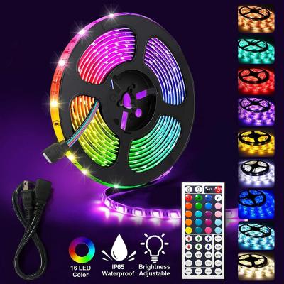 China Home 44 Key Remote WIFI 10m Led Strip Light 5050 5m Led Strip Light for sale