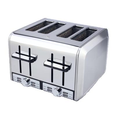 China Anti-blocked Protection ONSON 4 Slice Slot 7 Shade Settings Sandwich Extra Size Toaster for sale