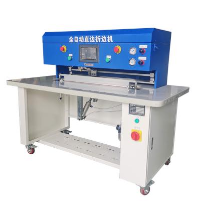 China Garment Shops Straight Edge Folding Full Automatic Leather Edge Folding Machine for sale