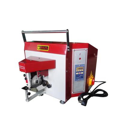 China Garment Shops Leather Production Machinery Single Side Belt Leather Edge Dye Ink Painting Machine for sale