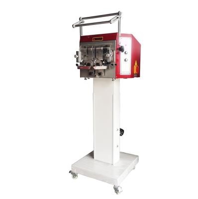 China Garment Shops Belt Double Sided Edge Coating Machine Vertical Double Sided Oil Edge Machine for sale