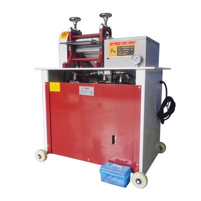 China Garment Shops TROLLEY Leather Hydraulic Embossing Machine Hydraulic Leather Belt Roller Embossing Making Machine for sale