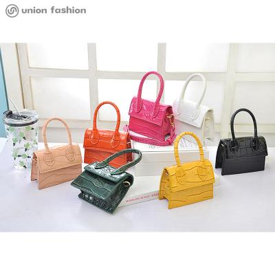 China 2021 Daily Life Fashion Quality PU Leather Mini Solid Color Crossbody Bag for sale