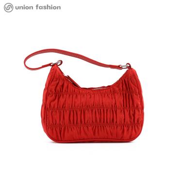 China Everyday Fashion Semi-PU Polyester Handbags Elegant Lady New Large Shoulder Bag For Women for sale