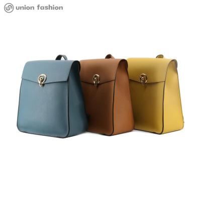 China Other Multifunctional PU Leather Latch Women Bag Backpack Durable For Traveling for sale