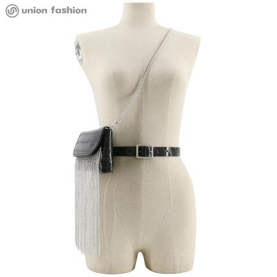 China Chain New Arrive Decoration Chain Fanny Pack Belt Waist Bag Sling Bag For Woman for sale