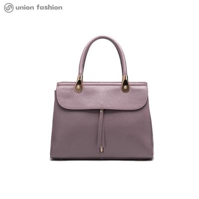 China Latest Fashion Union Fashion Design Lychee Women's Grab Real Leather Leather Bag for sale