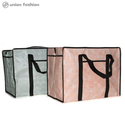 China Custom Eco-Friendly Logo Portable Recycle Personalized Fold Nonwoven Bags for sale