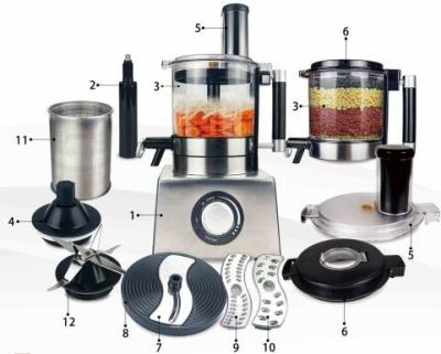 China Hotel USA hot sale brushed stainless steel all-in-one electric baby food industrial food processor for sale