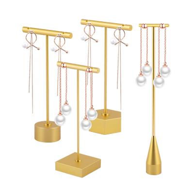 China STRONG eco-friendly dropshipping beautiful protable metal necklace stands metal jewelry stand display from Amazon for sale