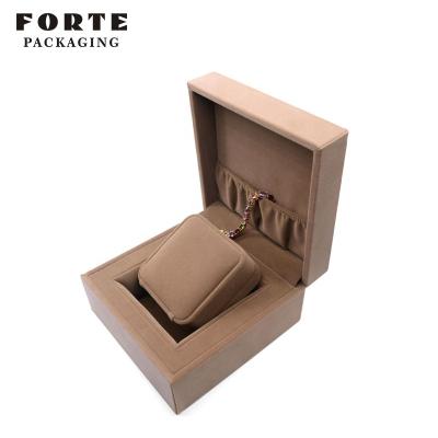 China Newest FORTE Large Jewelry Box Luxury Ring Box Custom Velvet Jewelry Box