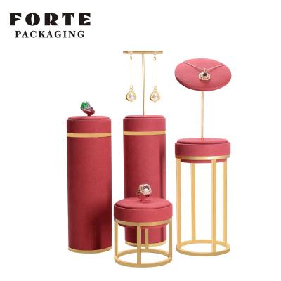 China FORTE Eco - Friendly Jewelry Display Rack Ring Bracelet Display Stand For Jewelry Stone for sale