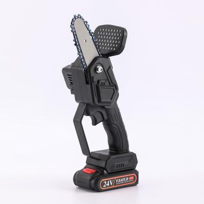 China Small Cordless Chainsaw Mini Electric Chain Saw Machine 6 Inch Household Rechargeable Battery Hot Style Wholesale Anti-skidding for sale