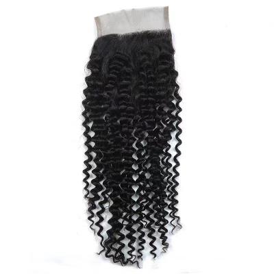 China Wholesale Popular Transparent Design 5*5 HD Virgin Remy Wave Cuticle Silky Straight Lace Closure Straight Curly Hair Lace Closure Kinky Curly Wave for sale