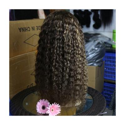 China New Silky Straight Wave HD Lace Front Wig Long Wavy Virgin Hair Brazilian Hair 150% Density for sale