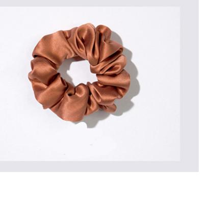 China Soft mulberry silk scrunchies for hair for sale