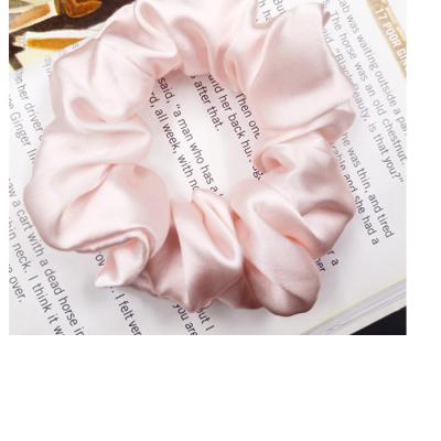 China 10 Pcs Widely Used Hair Scrunchies Satin Elastic Silk Hair Bands Hair Ties Ropes Gift Bag for sale