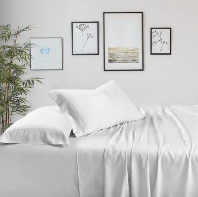 China 300TC Nondisposable Bamboo Lyocell OEKO Certified Bamboo Bed Linen and Bamboo Sheet Pillowcases for sale