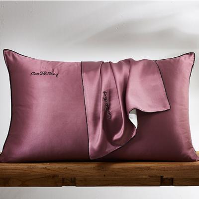 China Non-Toxic Customized Color Private Label Silk Satin Pillow Cases for sale